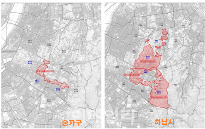 그린벨트해제 송파구 하남시